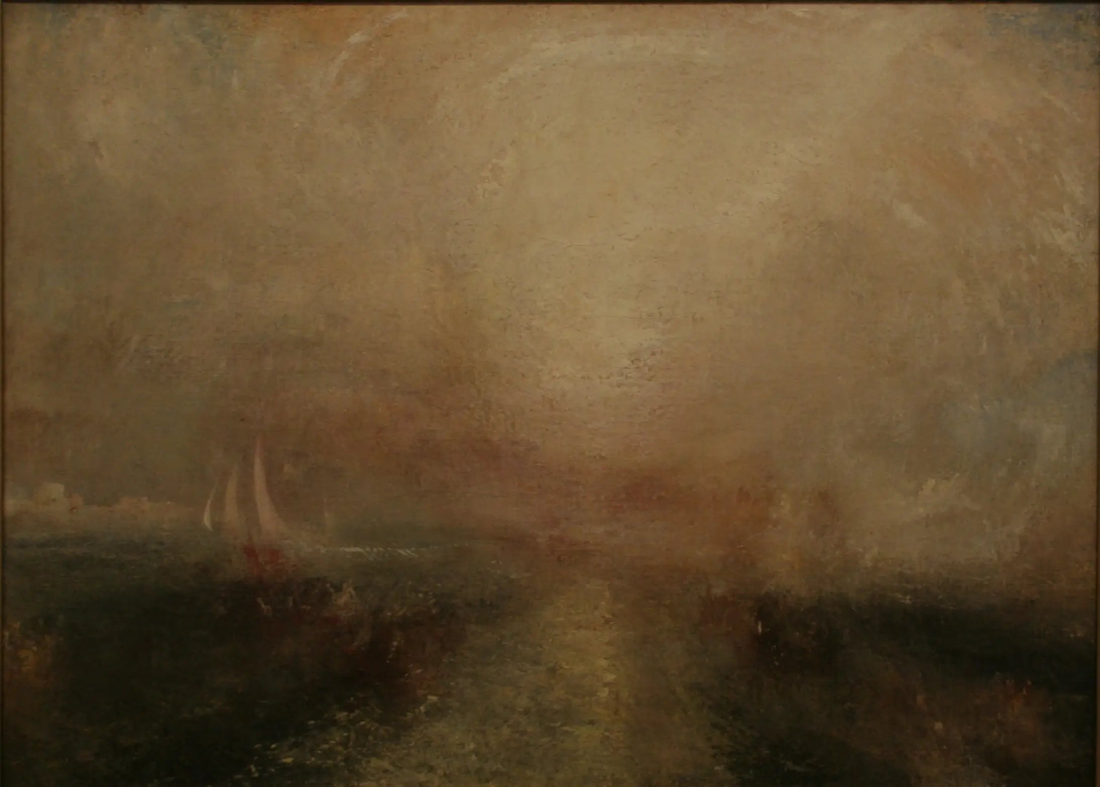 Reproduction du tableau « Yacht approchant de la côte - J. M. W. Turner » par Alpha Reproduction en peinture à l’huile