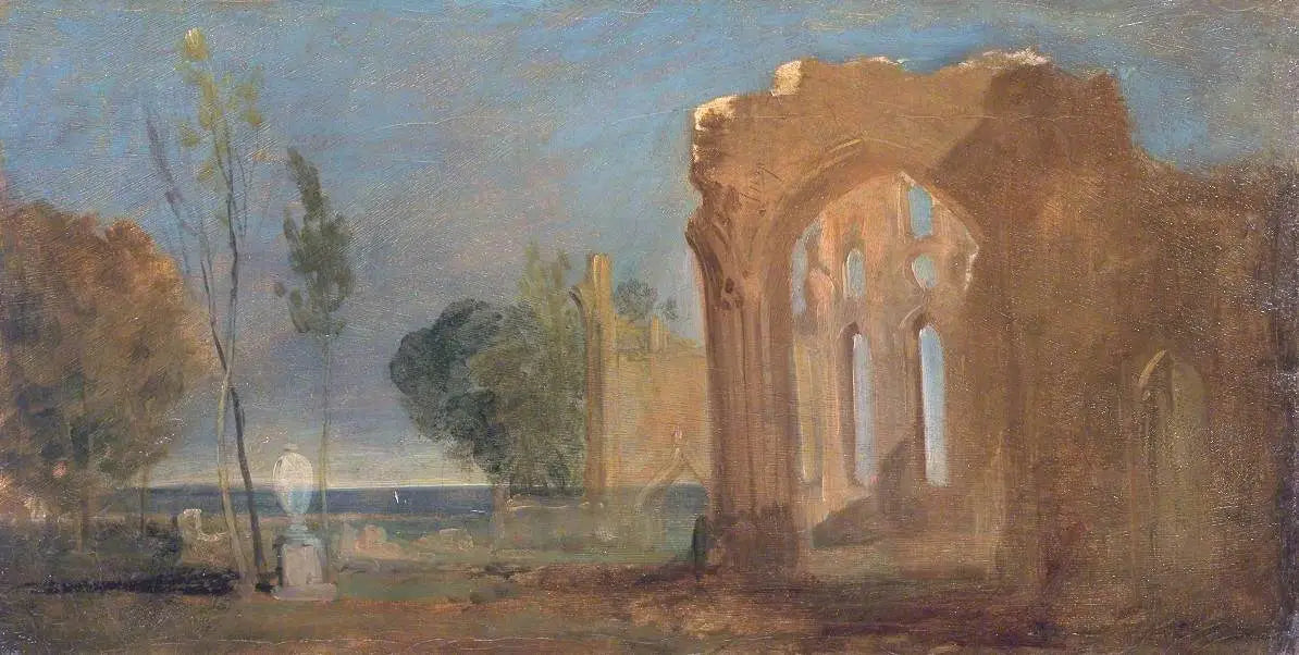 Reproduction du tableau « Tynemouth Priory - J. M. W. Turner » par Alpha Reproduction en peinture à l’huile