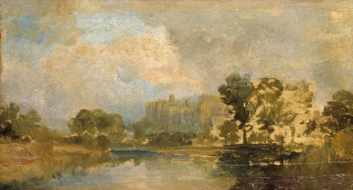 Reproduction du tableau « Windsor Castle from the River - J. M. W. Turner » par Alpha Reproduction en peinture à l’huile