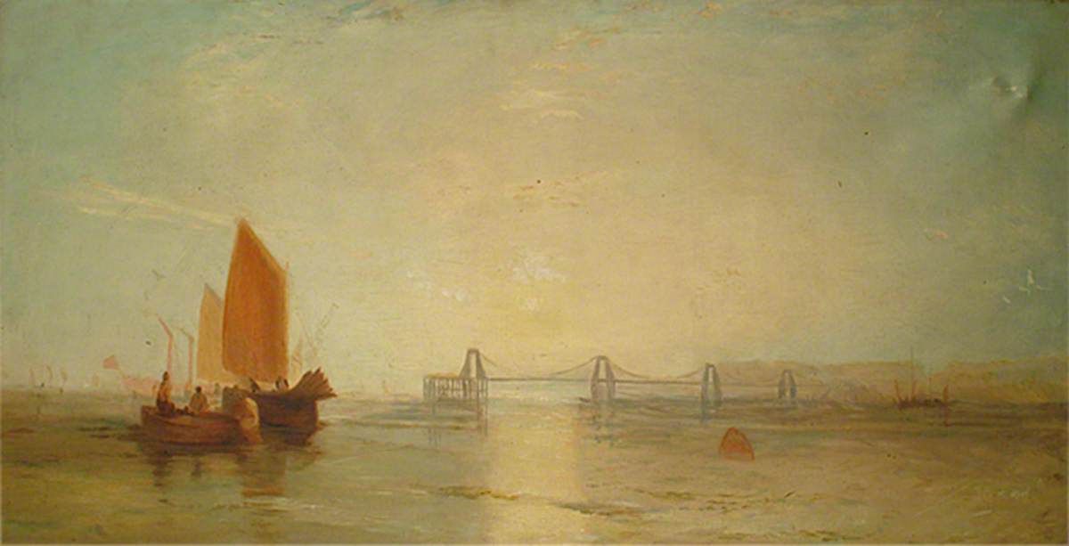 Reproduction du tableau « Chain Pier, Brighton, East Sussex - J. M. W. Turner » par Alpha Reproduction en peinture à l’huile