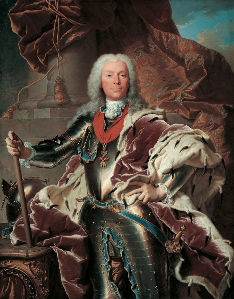 Portrait du prince Joseph Wenzel Ier de Liechtenstein - Hyacinthe Rigaud