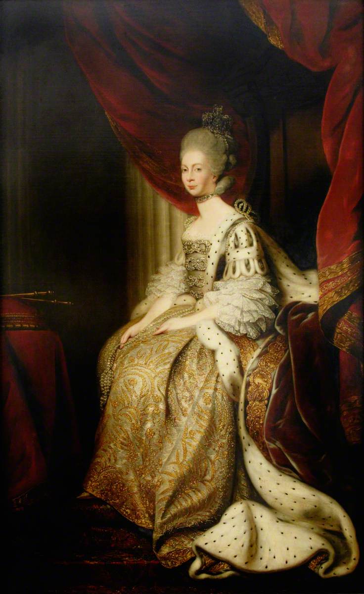 Charlotte-Sophie de Mecklembourg-Strelitz (1744–1818), reine consort de George III - Joshua Reynolds
