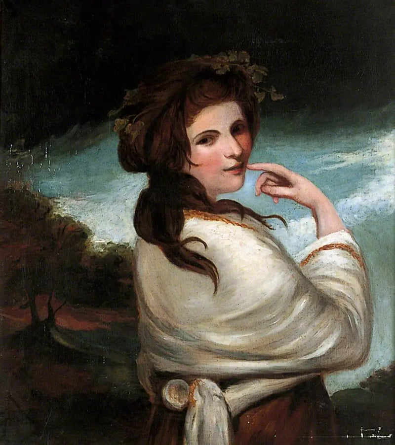 Lady Hamilton en bacchante - Joshua Reynolds