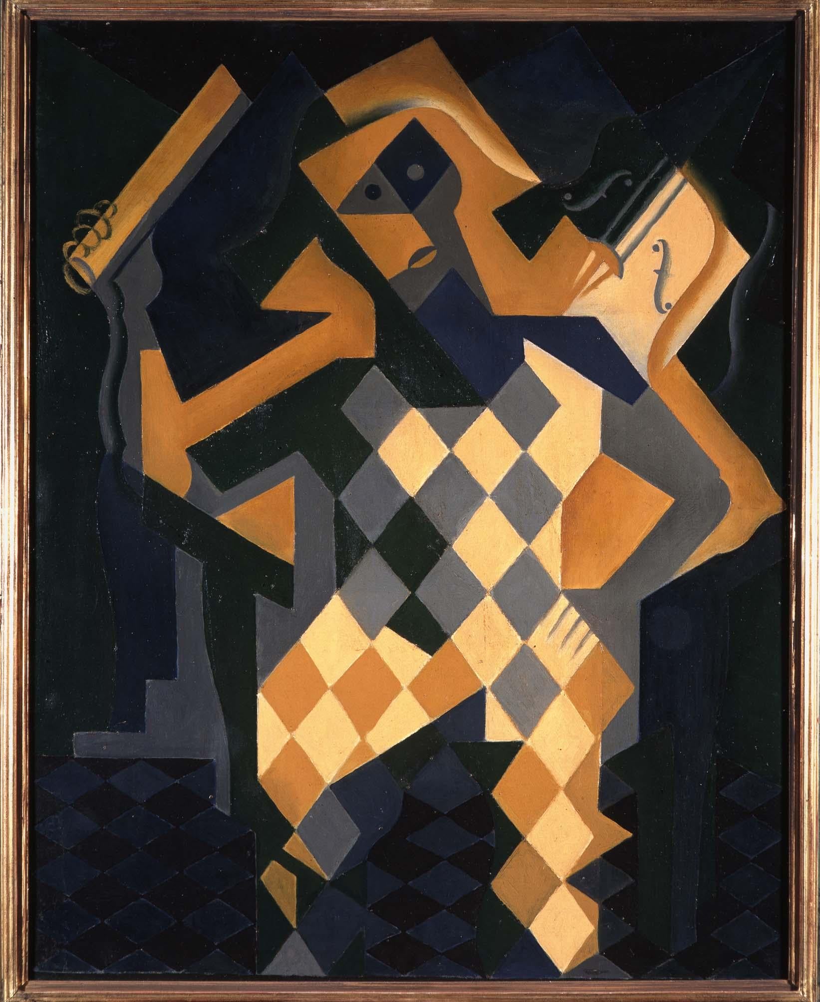 Arlequin au violon - Juan Gris