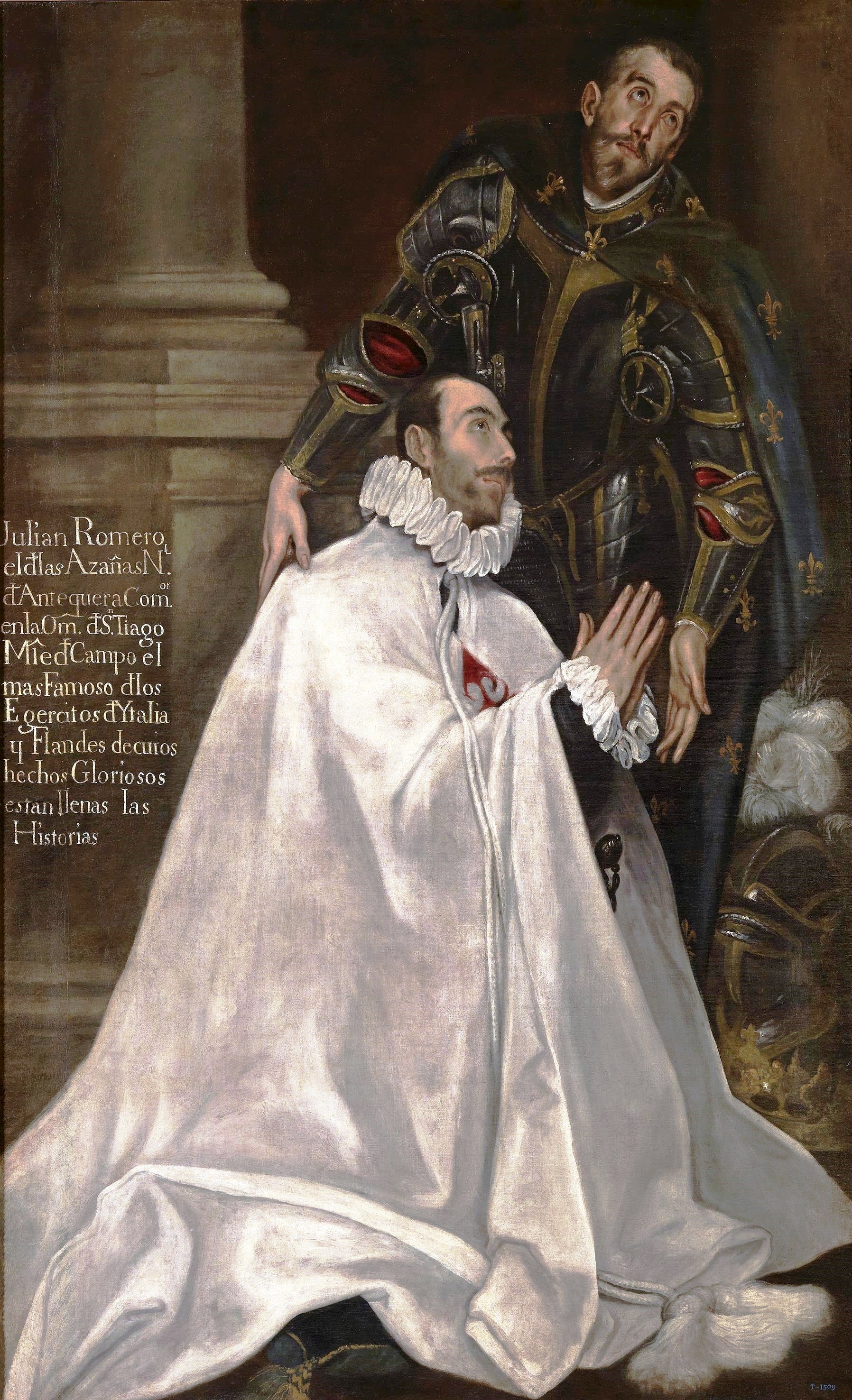Julián Romero et son fils Saint Patron - El Greco