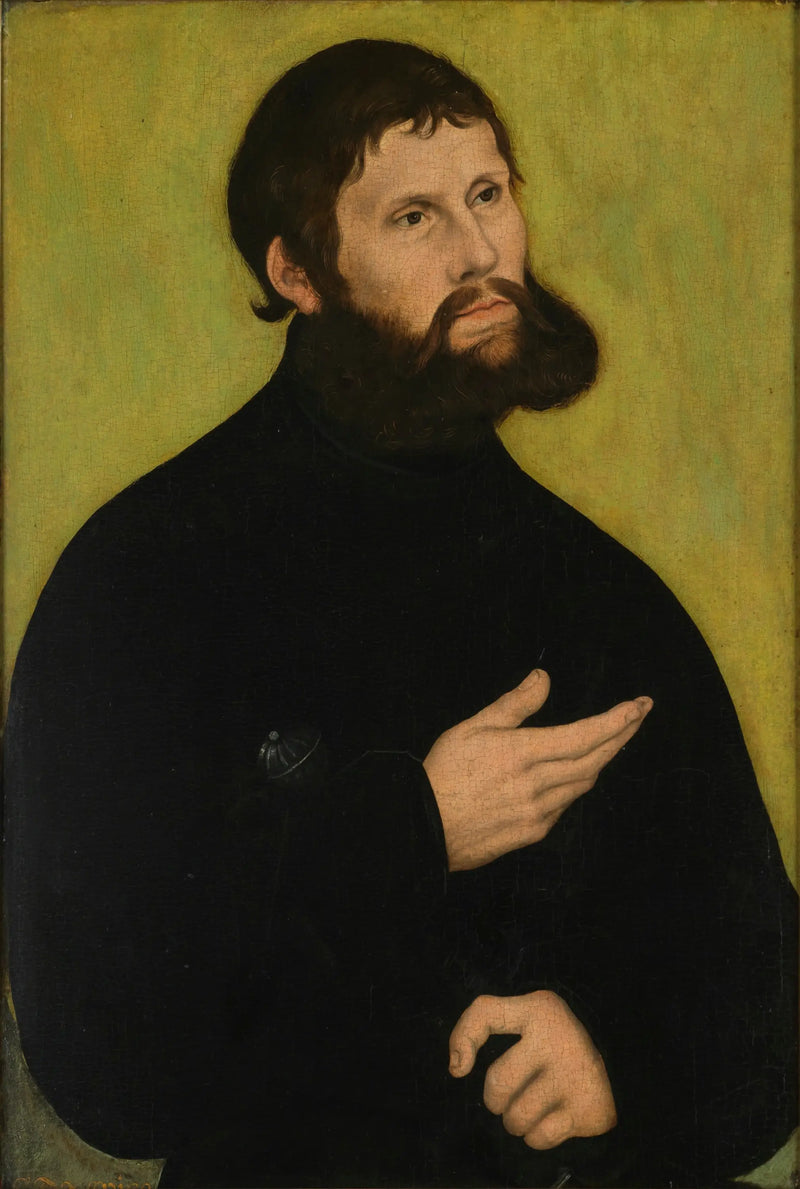 Portrait de Martin Luther en Junker Jörg - Lucas Cranach the Elder