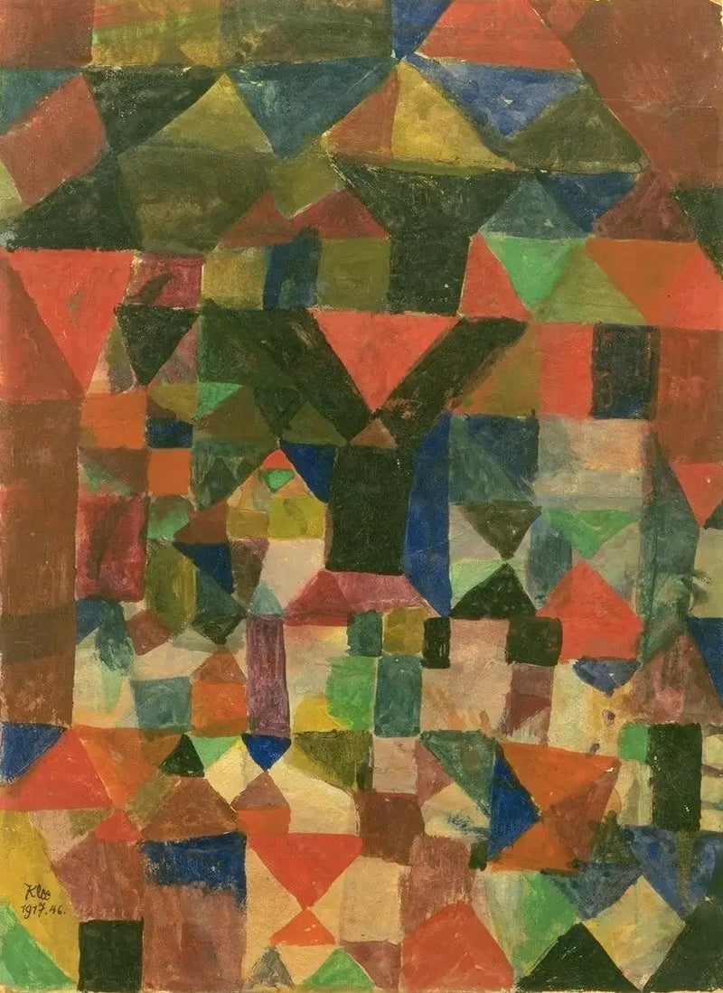 Construction de type urbain - Paul Klee