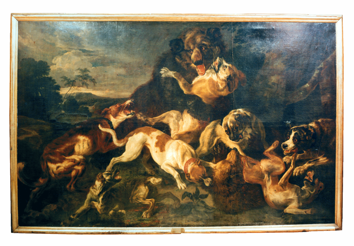 Combats de chiens et d'ours - Frans Snyders