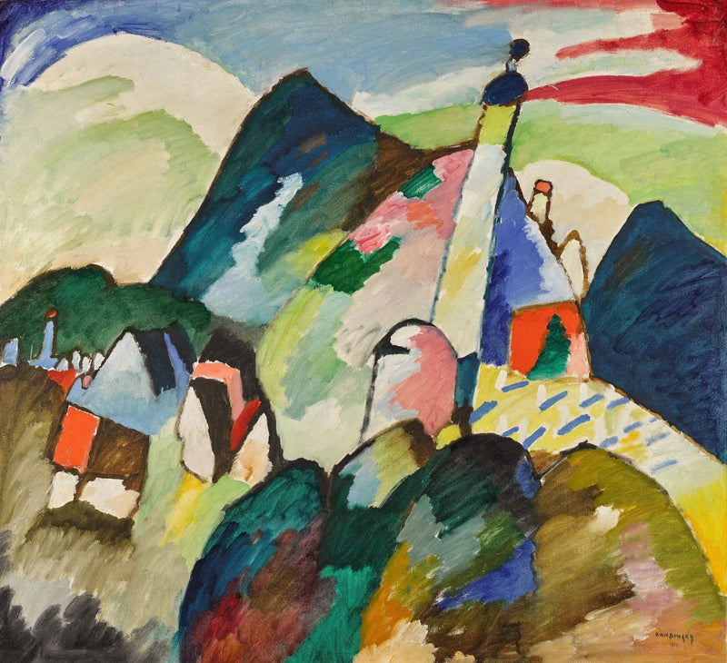 Église de Murnau - Vassily Kandinsky