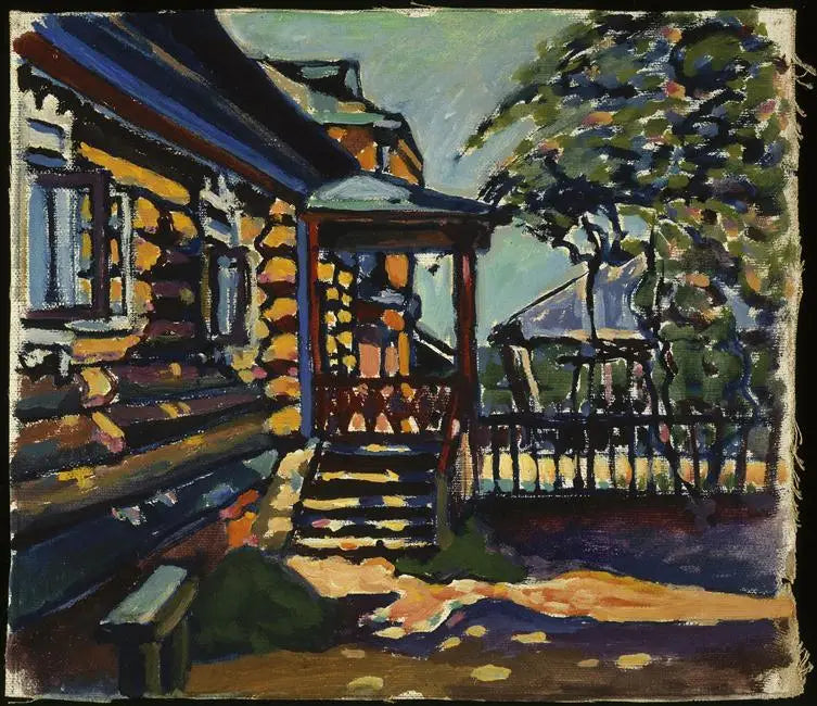 Akhtyrka, entrée principale de la datcha - Vassily Kandinsky