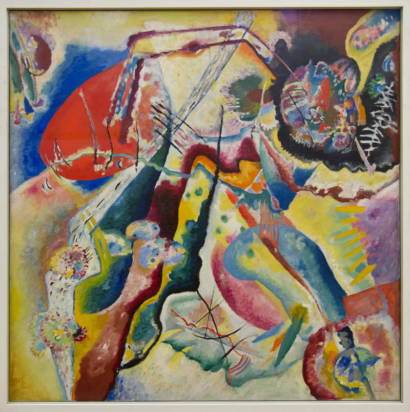 Tableau à la tache rouge - Vassily Kandinsky