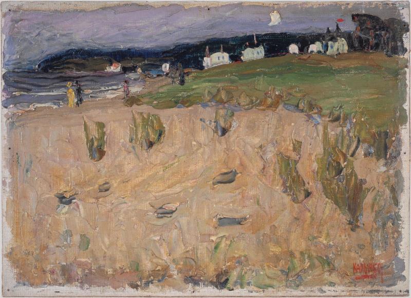 Reproduction du tableau « Binz auf Rügen (Crépuscule) - Vassily Kandinsky » par Alpha Reproduction en peinture à l’huile
