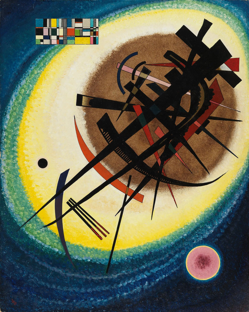 Dans l'ovale lumineux - Vassily Kandinsky