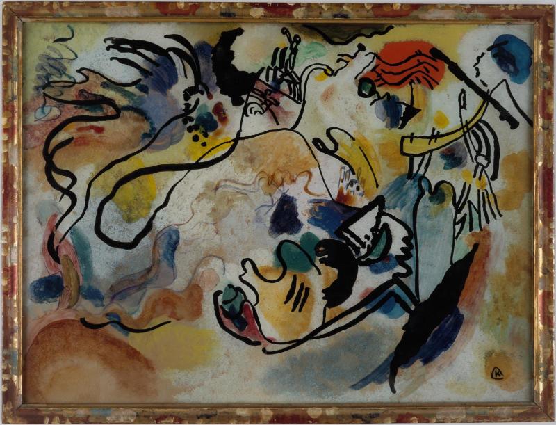Reproduction du tableau « Le Jour du Jugement dernier - Vassily Kandinsky » par Alpha Reproduction en peinture à l’huile