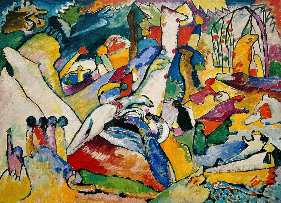 Reproduction du tableau « Esquisse pour « Composition II » - Vassily Kandinsky » par Alpha Reproduction en peinture à l’huile