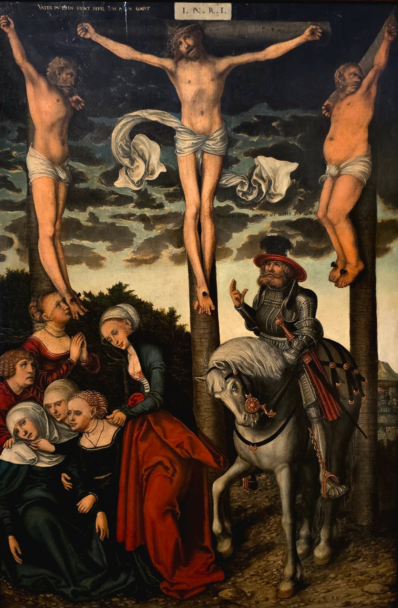 La Crucifixion avec le capitaine converti - Lucas Cranach the Elder