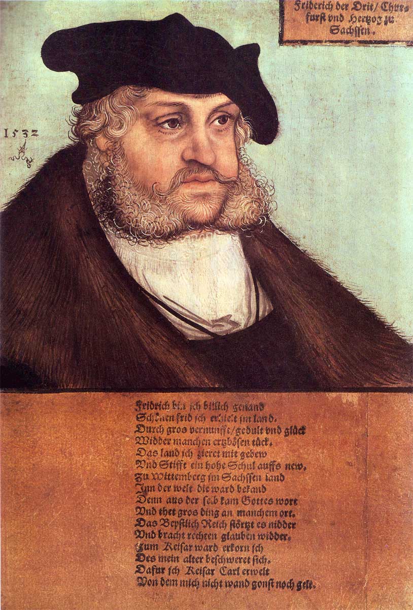Portrait de Frédéric le Sage, électeur de Saxe - Lucas Cranach the Elder