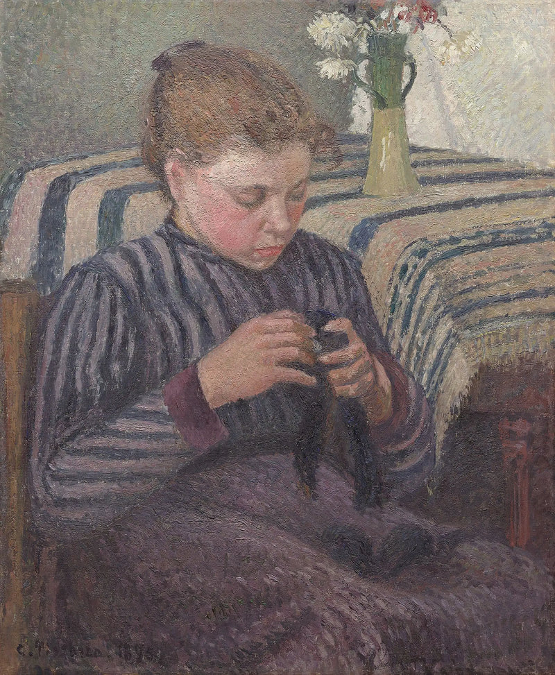 Femme réparatrice - Camille Pissarro