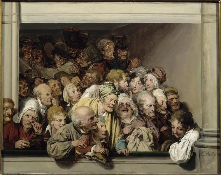 Une loge, un jour de spectacle gratuit - Louis-Léopold Boilly