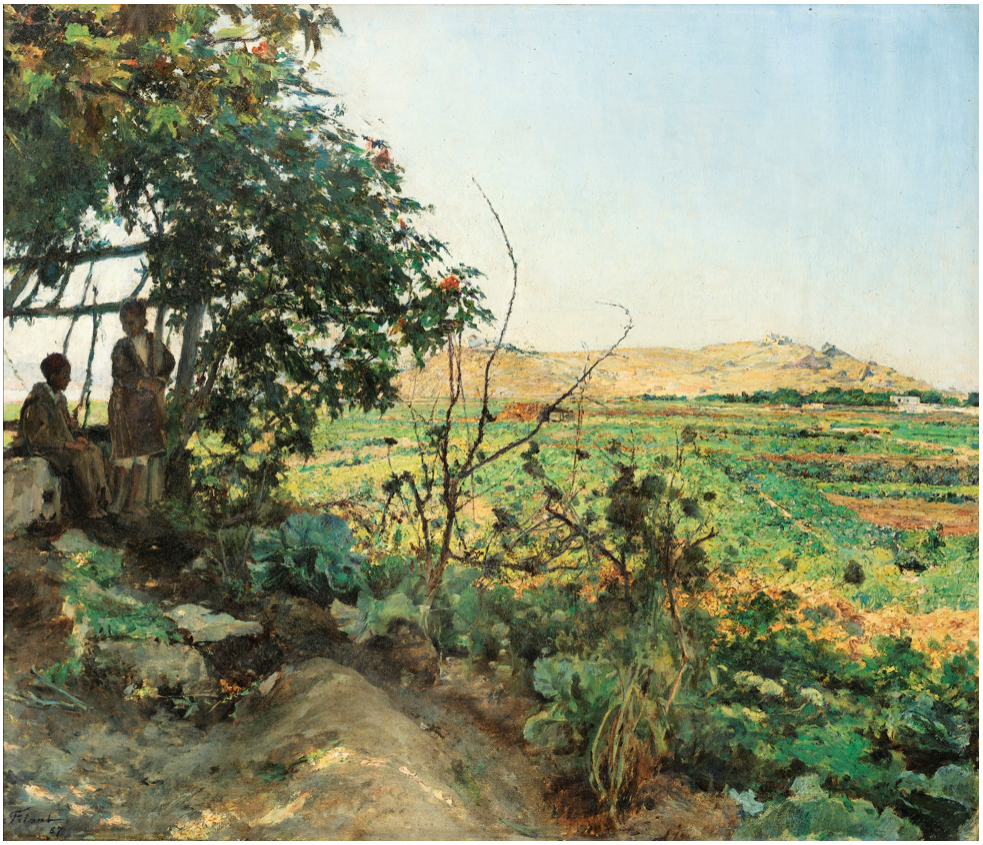 Paysage des abords de Tunis - Émile Friant