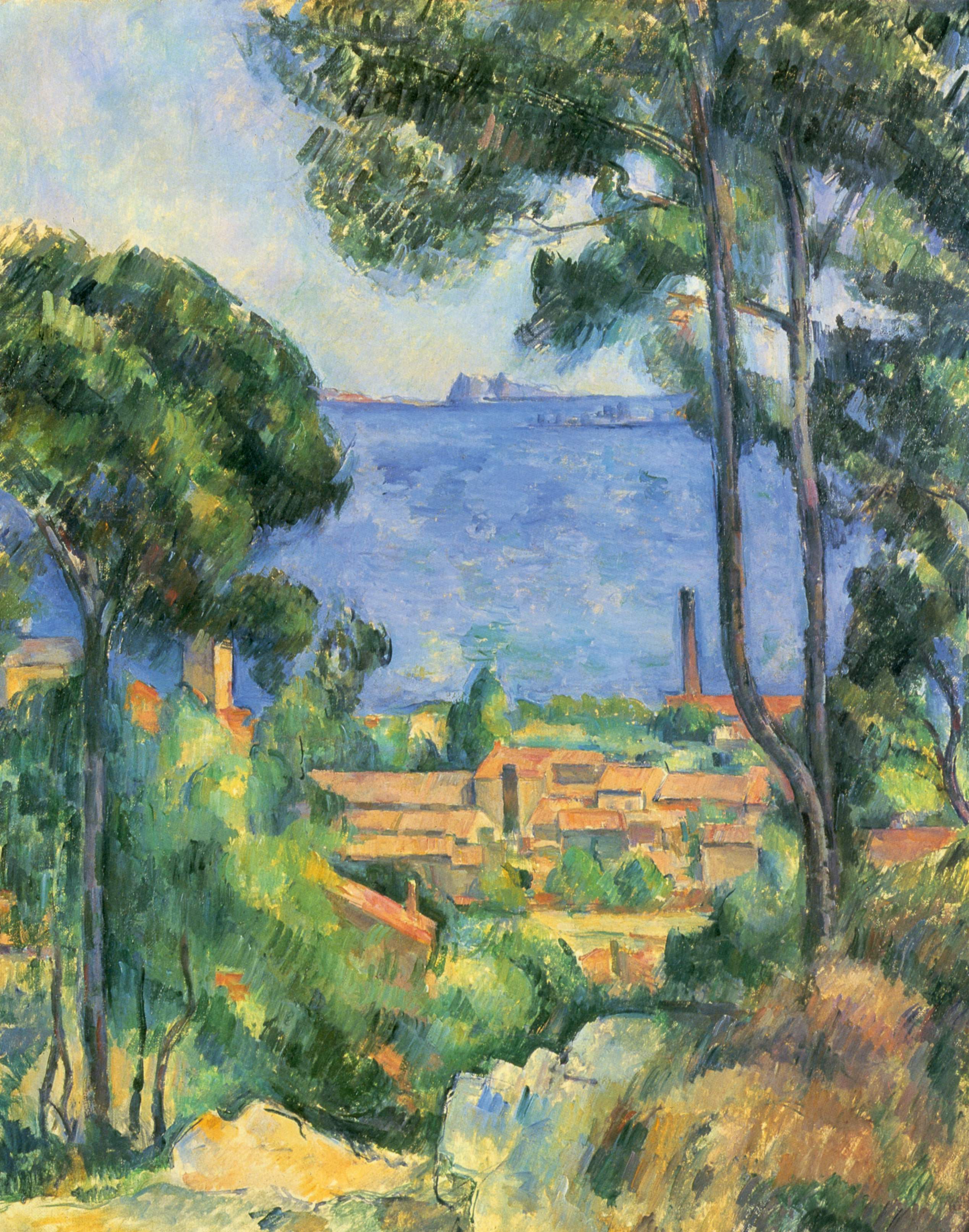 Vue sur l'Estaque et le château d'If - Paul Cézanne