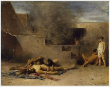 L'Incendie - Eugène Fromentin