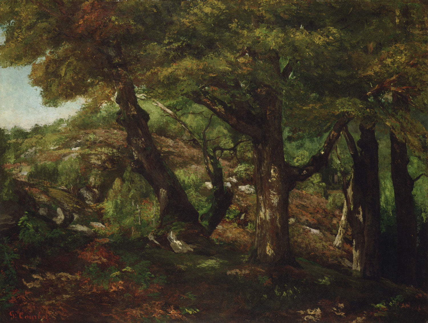 L'Orée de la forêt - Gustave Courbet