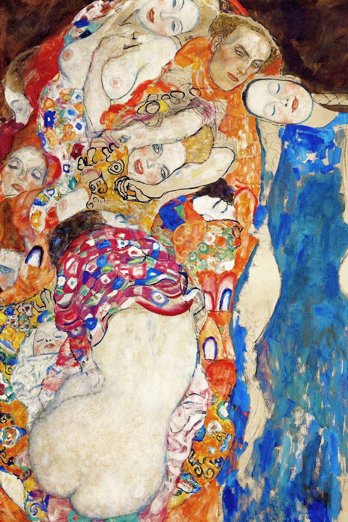 👰‍♀️ La Mariée (Détail) – Gustav Klimt (1917-1918)