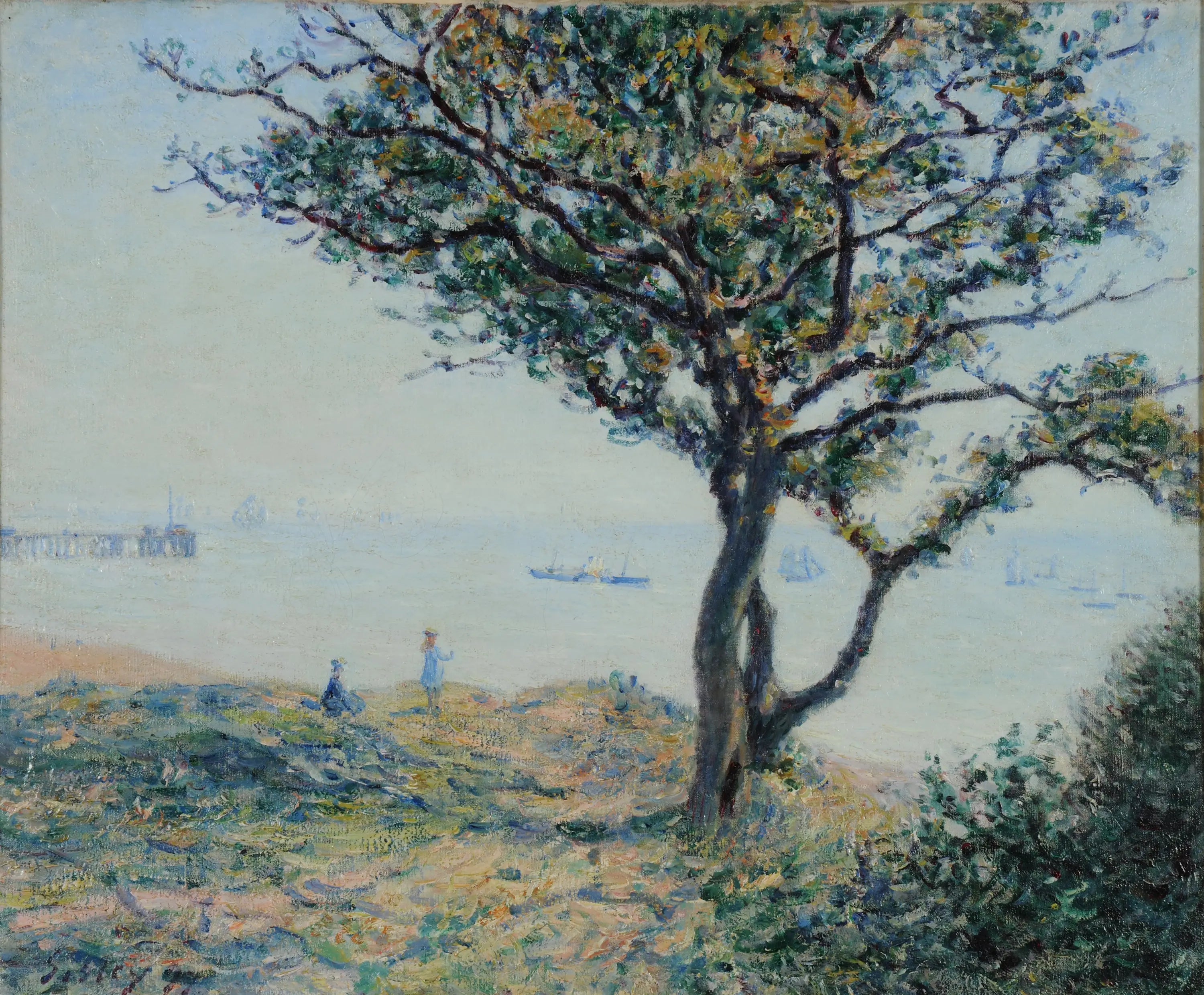 Reproduction du tableau « La rade de Cardiff - Alfred Sisley » par Alpha Reproduction en peinture à l’huile