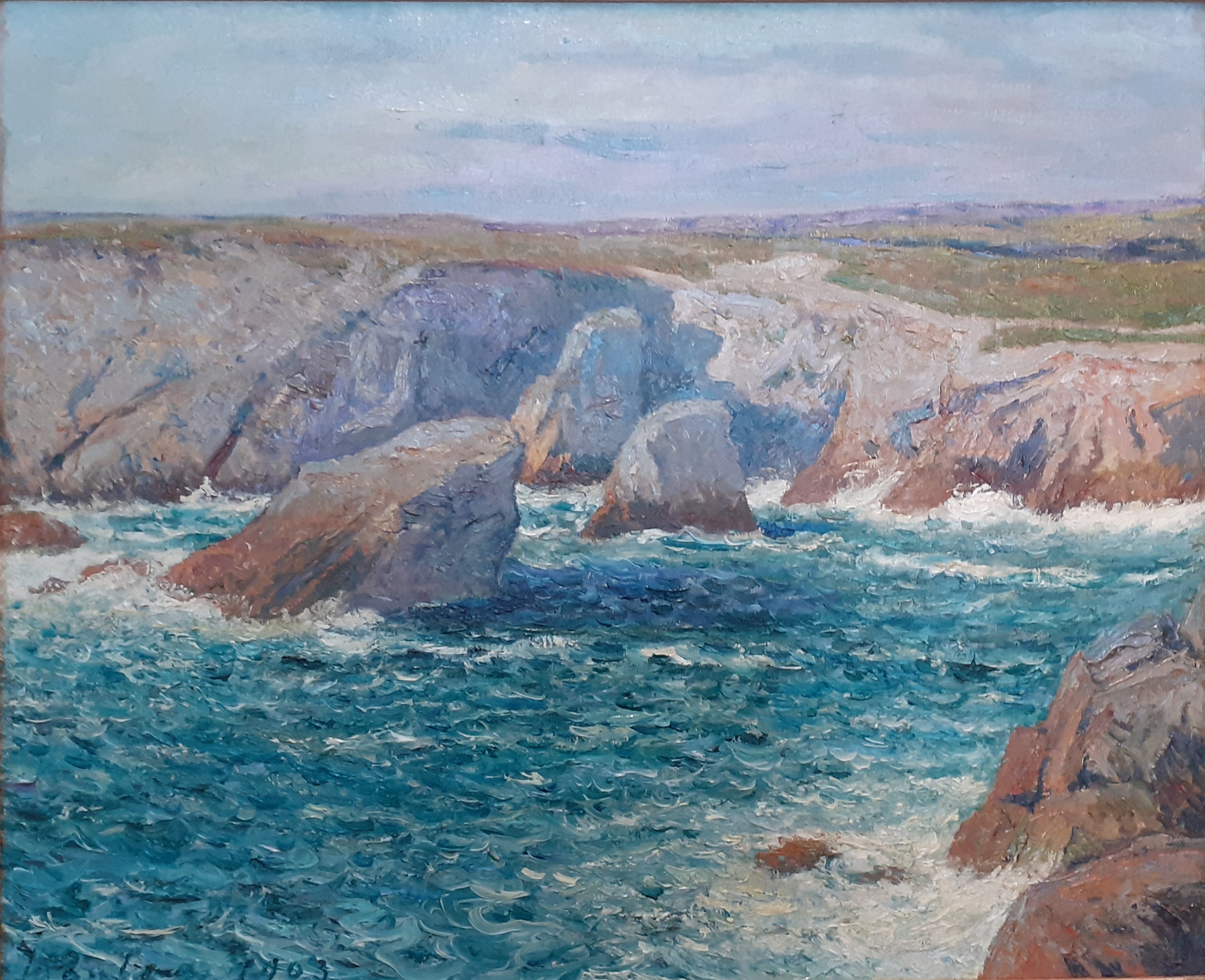 La Crique, côte sauvage, Quiberon - Maxime Maufra