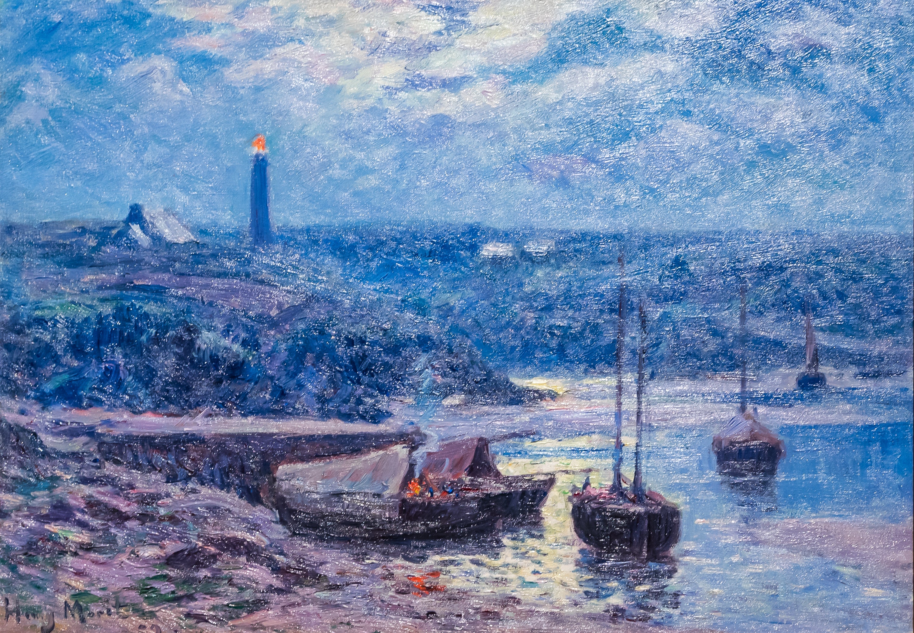 La nuit à Douelan - Henry Moret