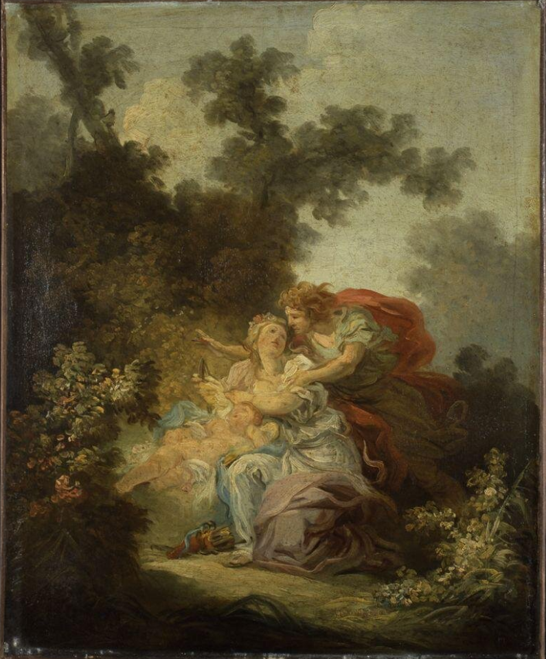La défense de l'Amour - Jean-Honoré Fragonard