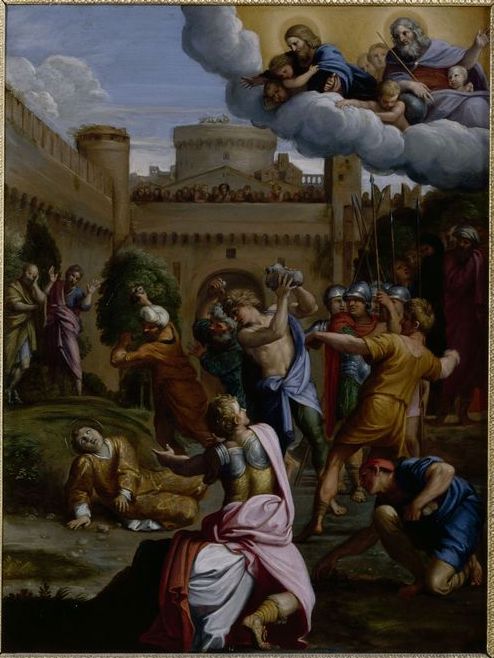La Lapidation de Saint Etienne - Domenichino