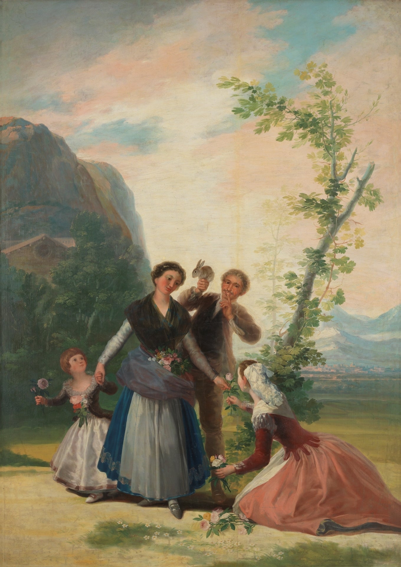 Reproduction du tableau « Les Fleurs - Francisco de Goya » par Alpha Reproduction en peinture à l’huile