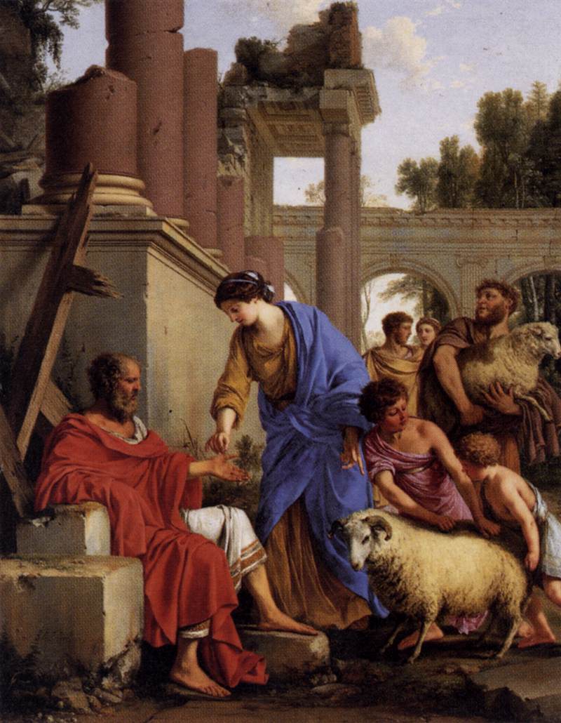 Job retrouve la prospérité - Laurent de La Hyre