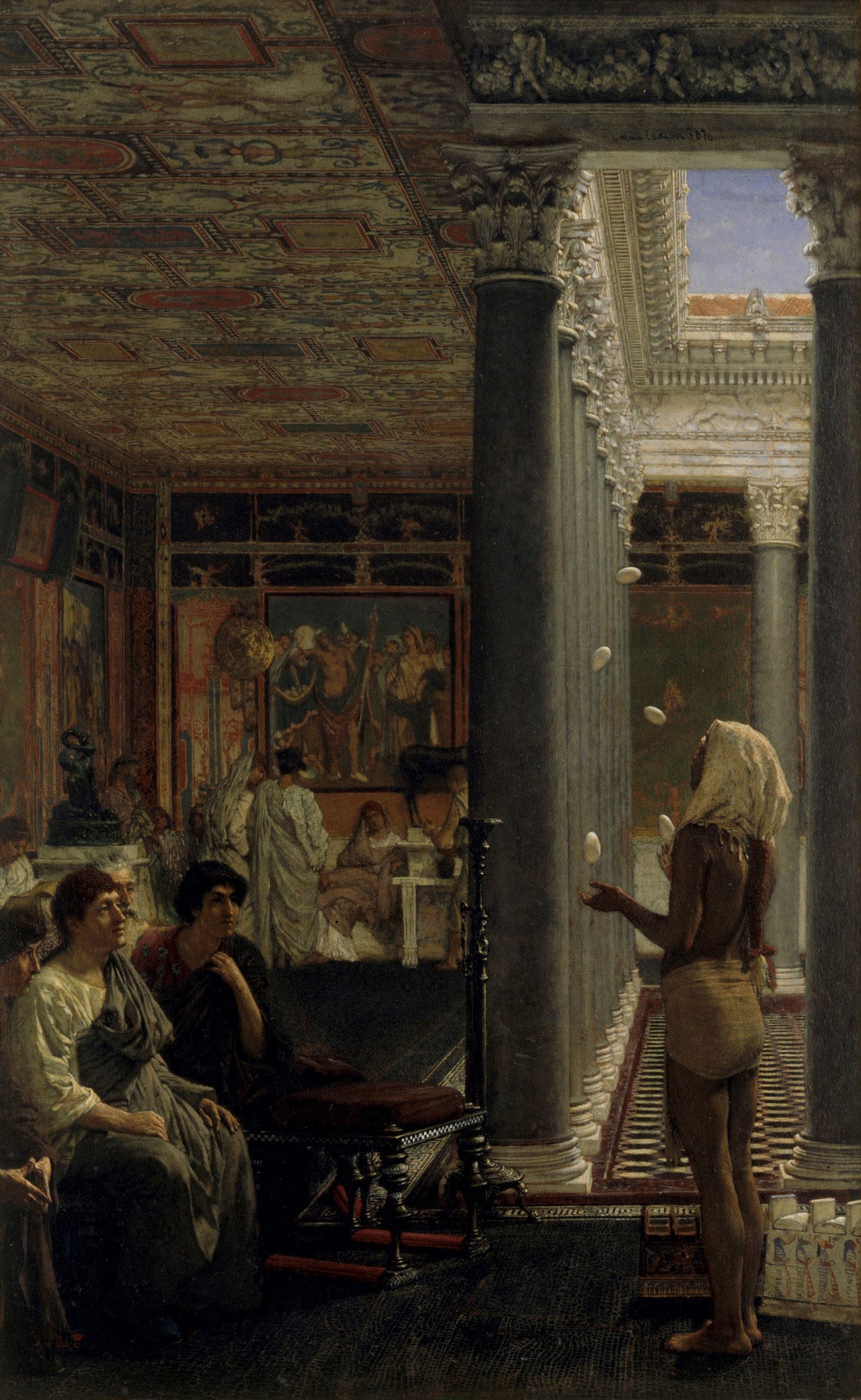 Un jongleur - Lawrence Alma-Tadema