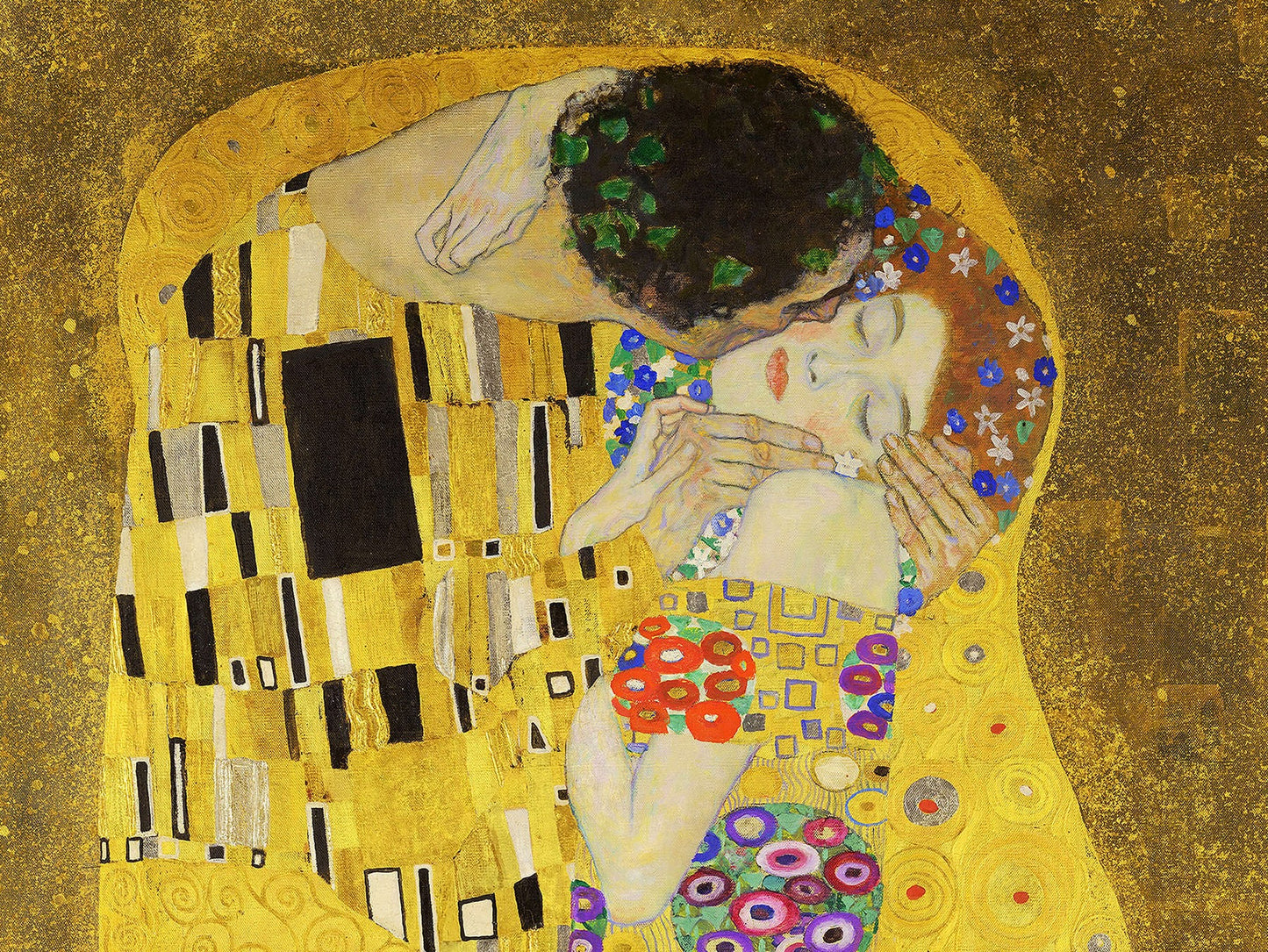 💋 Le Baiser – Gustav Klimt (Détail) (1907-1908)