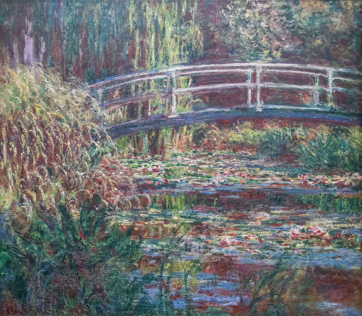 Le Bassin aux nymphéas, harmonie rose – Claude Monet (vers 1900–1909)