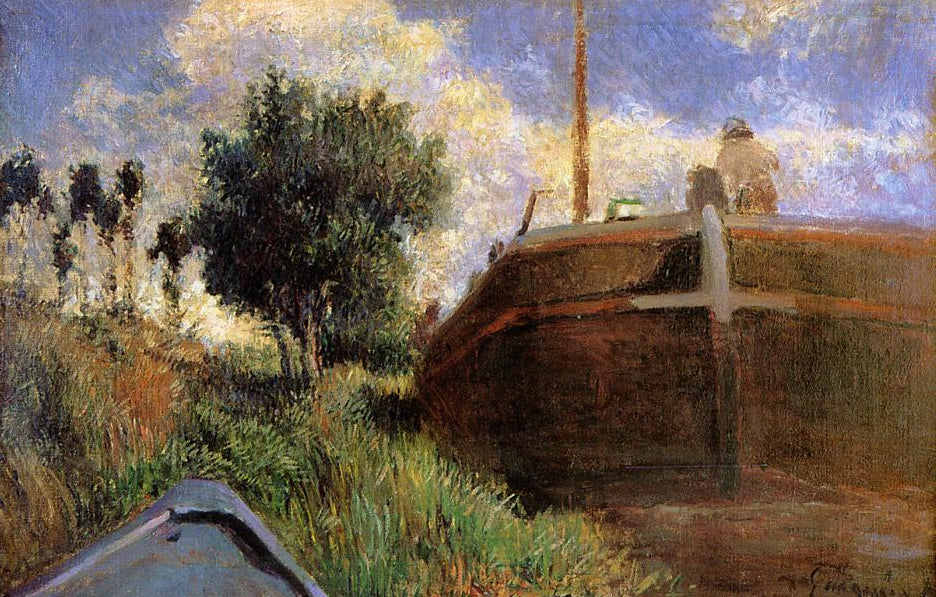 La Péniche bleue - Paul Gauguin