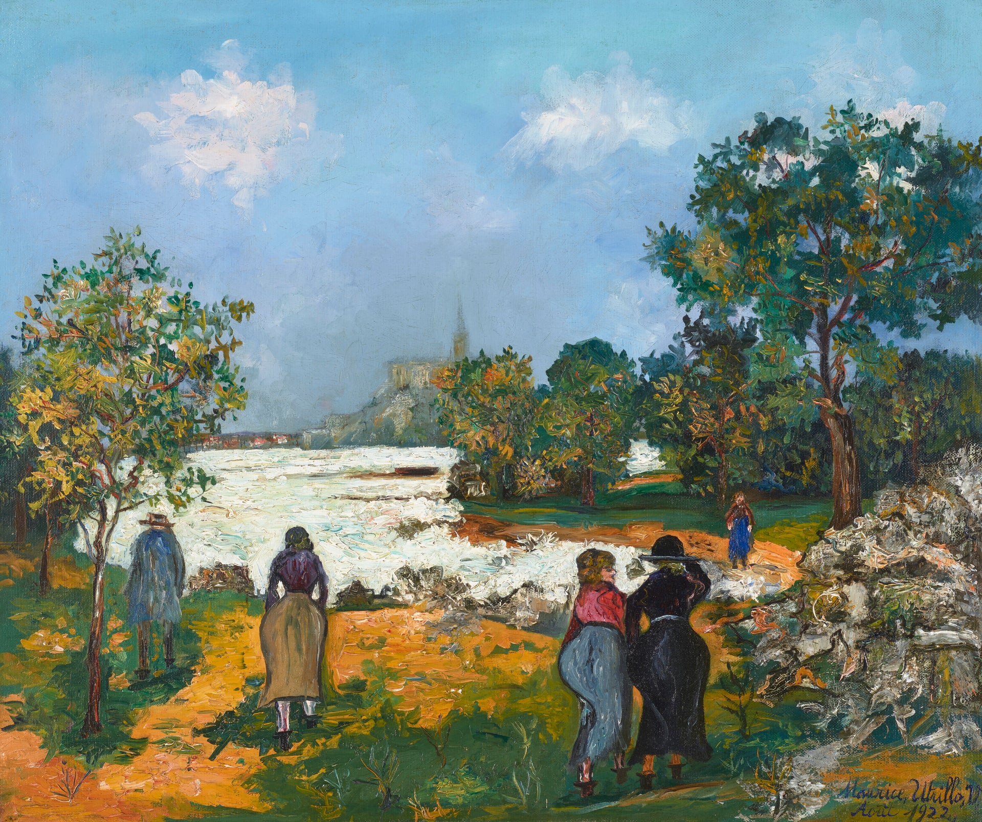Le Mont Saint-Michel - Maurice Utrillo