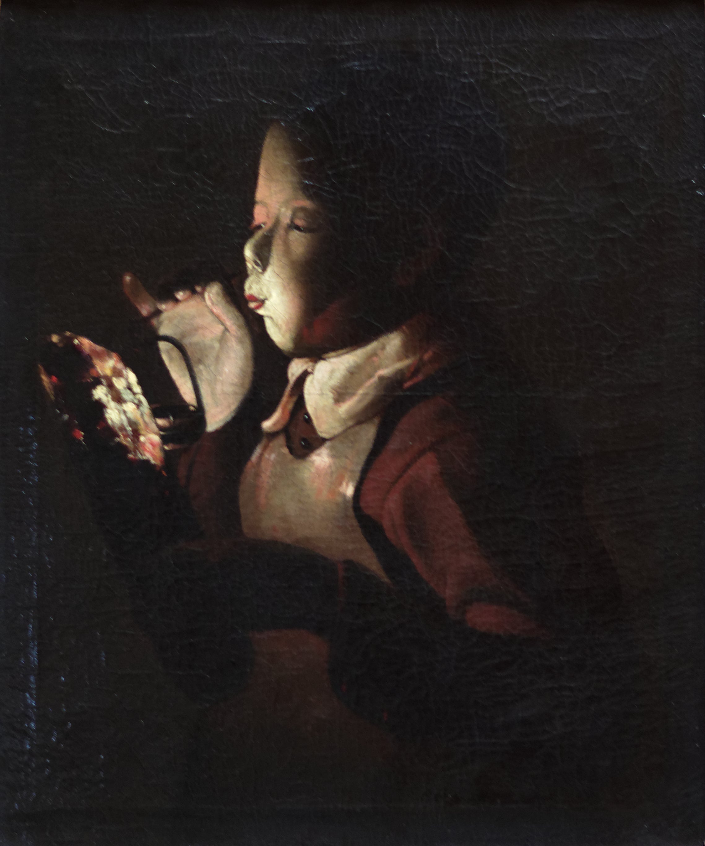 Le Souffleur à la lampe - Georges de La Tour