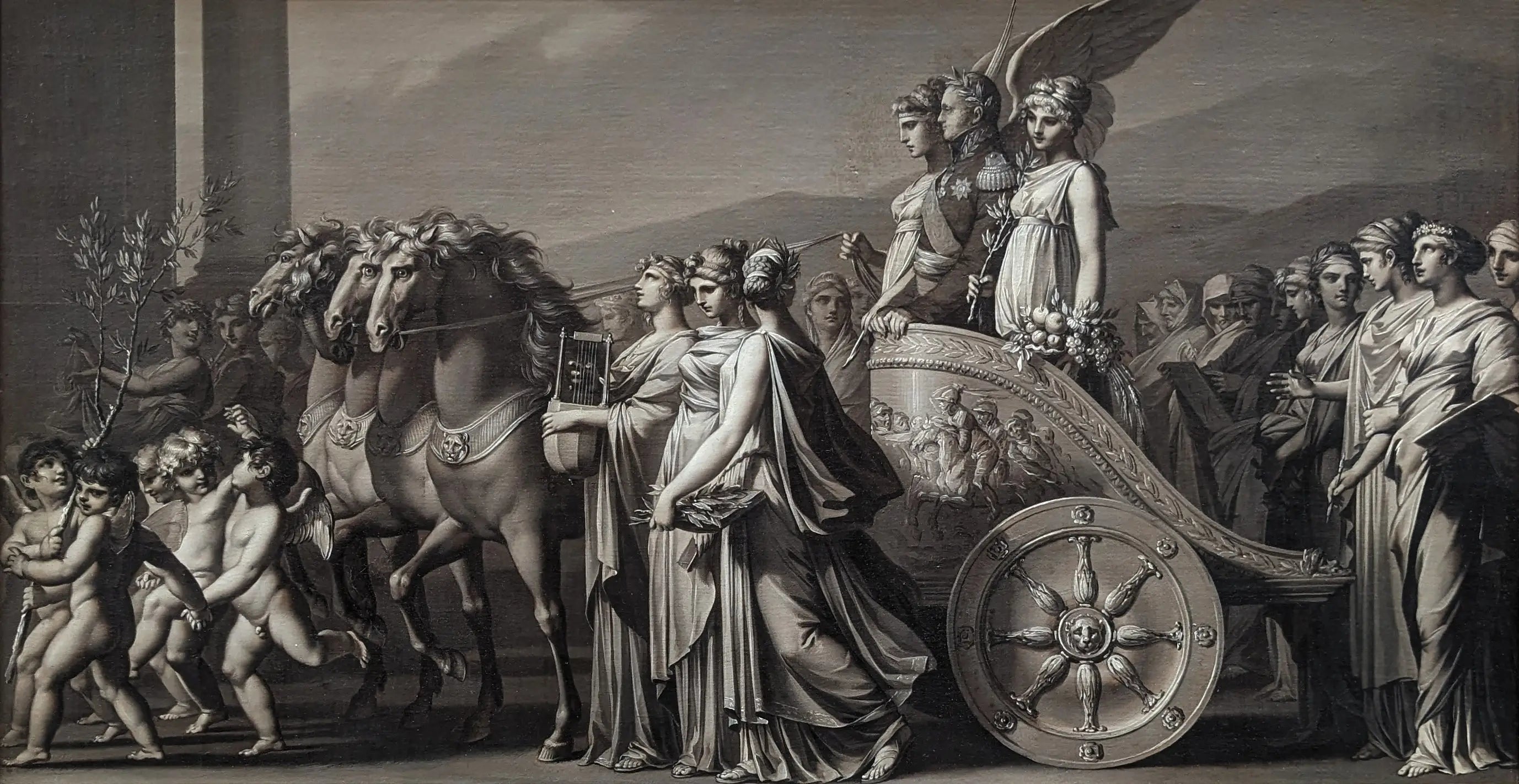 Le Triomphe du tsar Alexandre Ier - Louis-Léopold Boilly - Alpha Reproduction