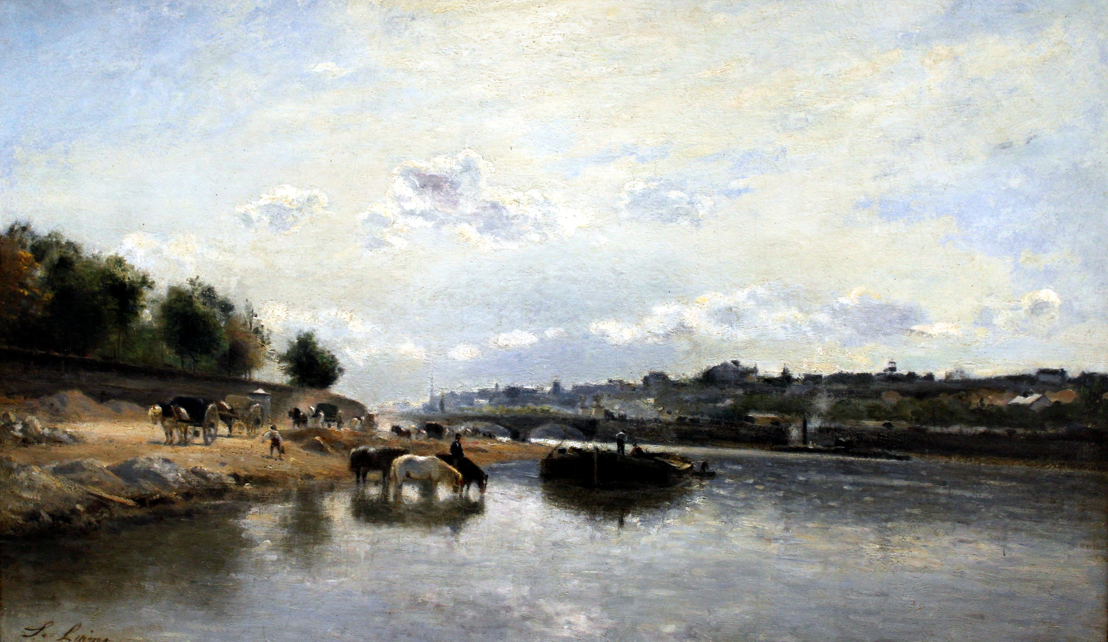 La Seine et le pont d'Iéna - Stanislas Lépine