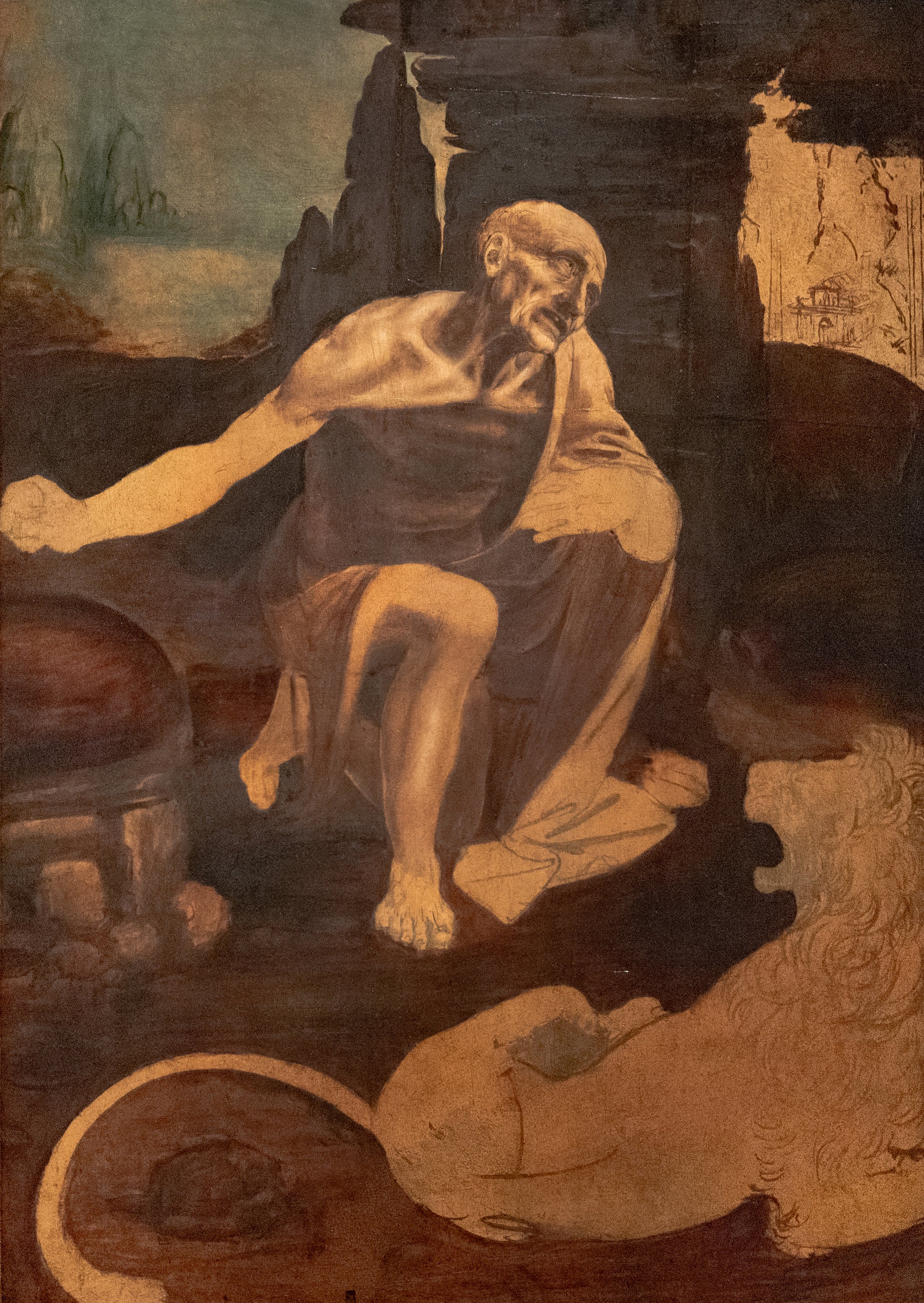 Saint Jérôme dans le désert - Léonard de Vinci