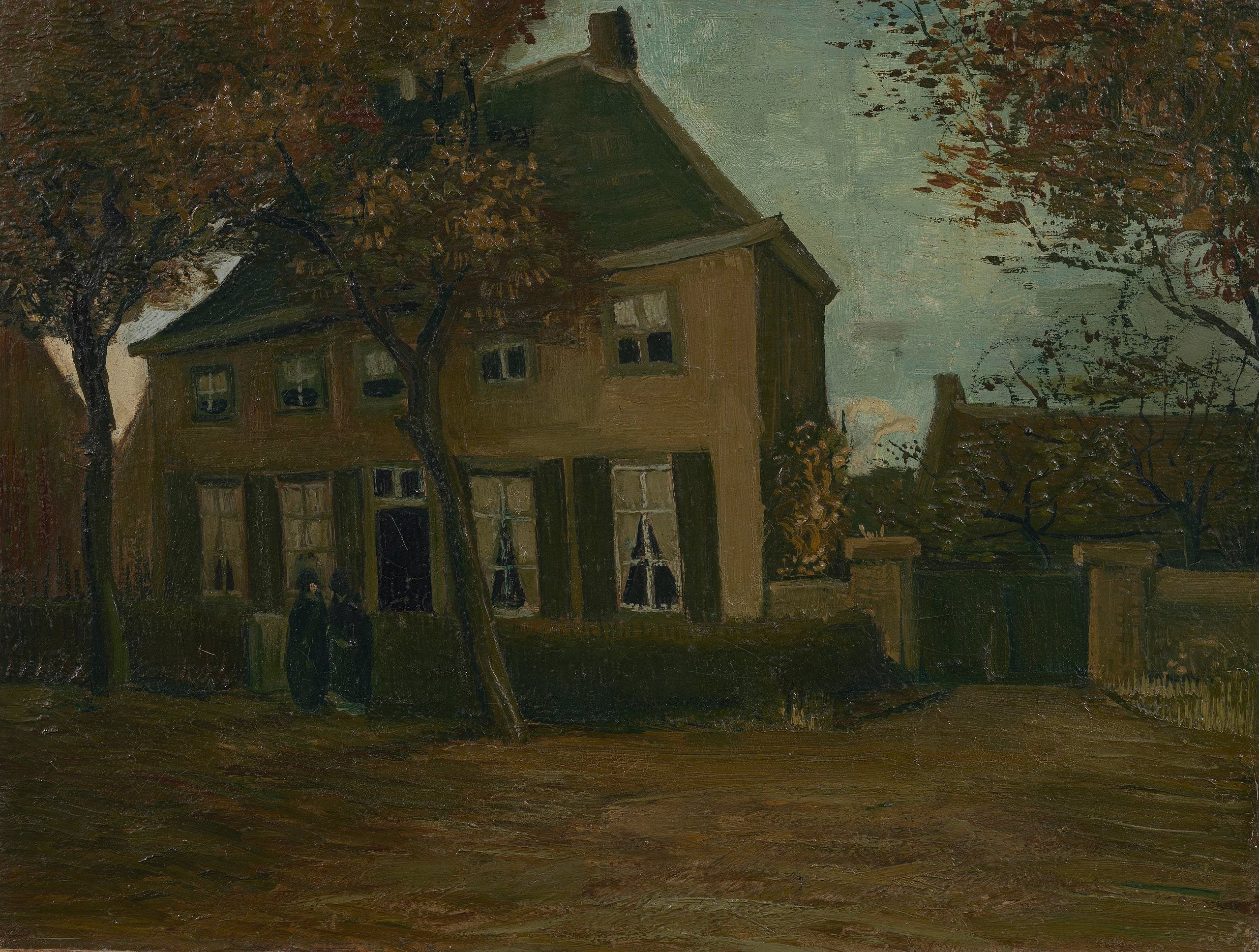 Reproduction du tableau « Le presbytère de Nuenen - Vincent van Gogh » par Alpha Reproduction en peinture à l’huile