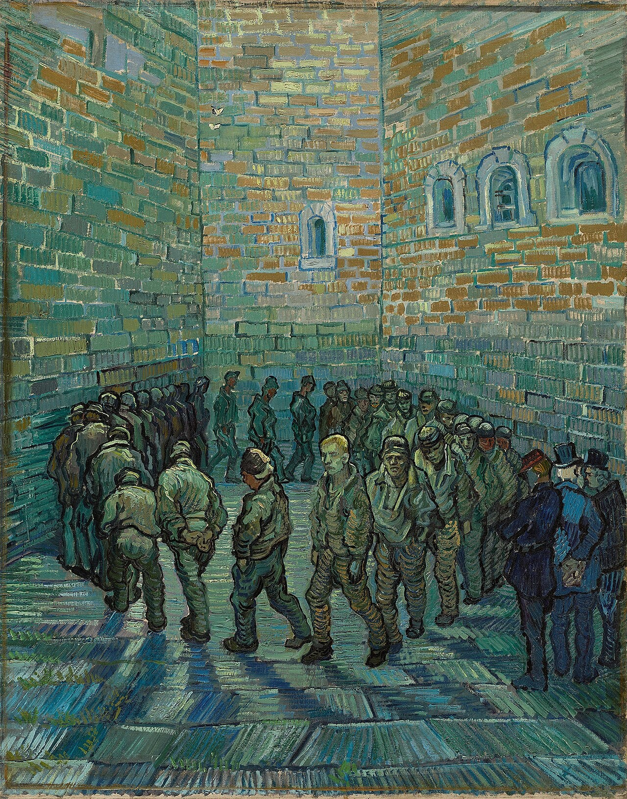🚶‍♂️ Les Négociations des prisonniers – Vincent van Gogh (1890)
