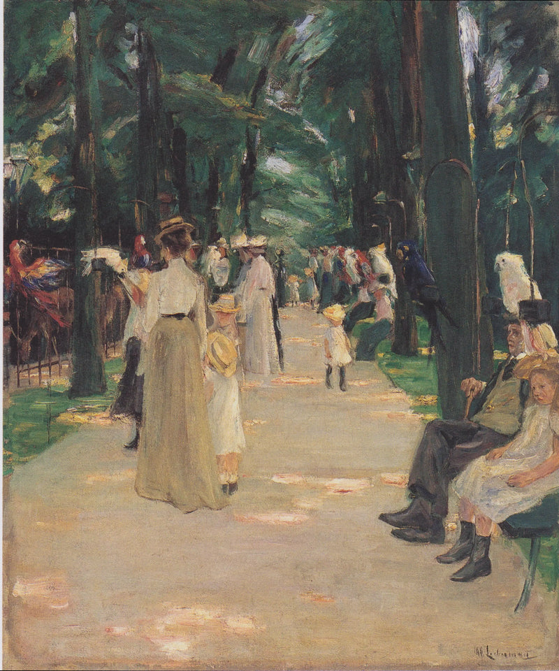 L'allée des perroquets - Max Liebermann