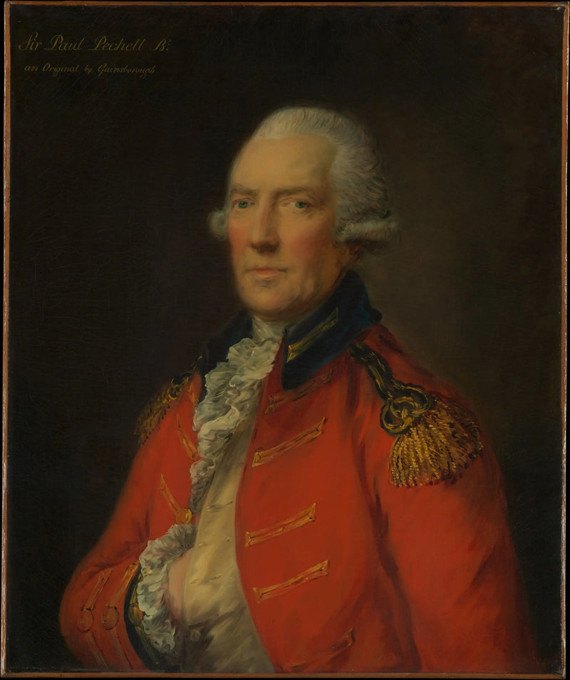 Lieutenant-colonel Paul Pechell (1724-1800) - Thomas Gainsborough