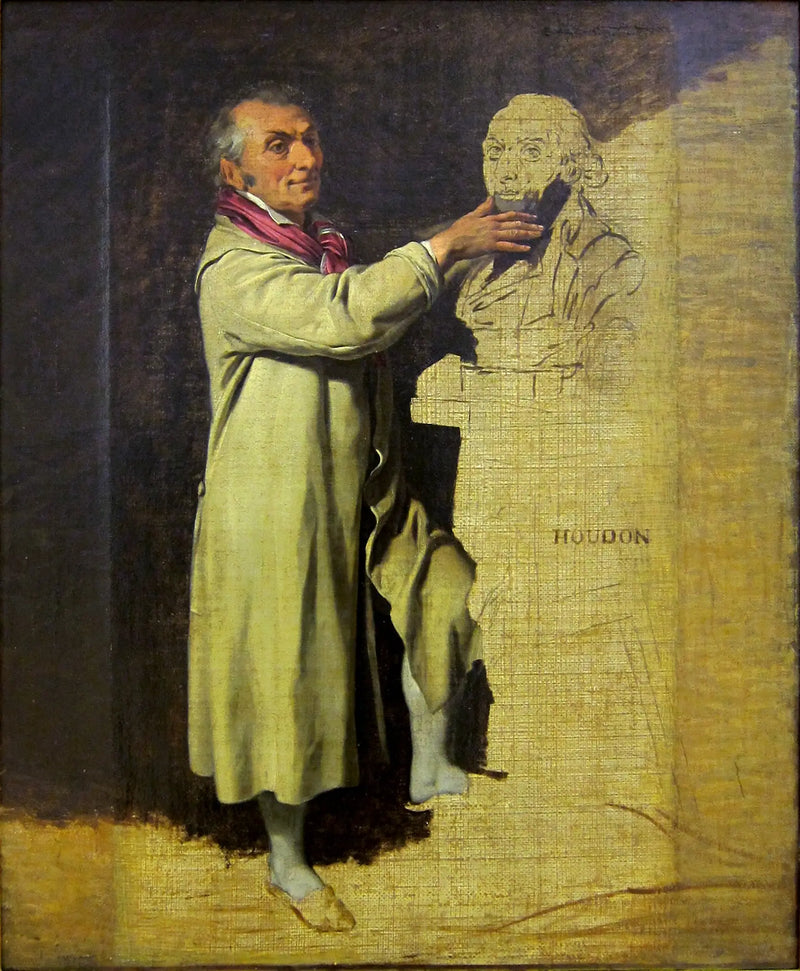 Portrait de Jean-Antoine Houdon, sculpteur - Louis-Léopold Boilly