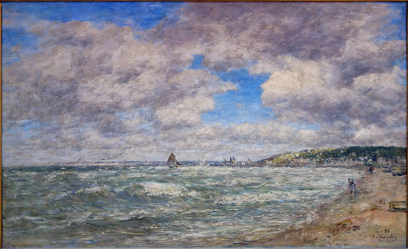 Le Rivage de Deauville - Eugène Boudin